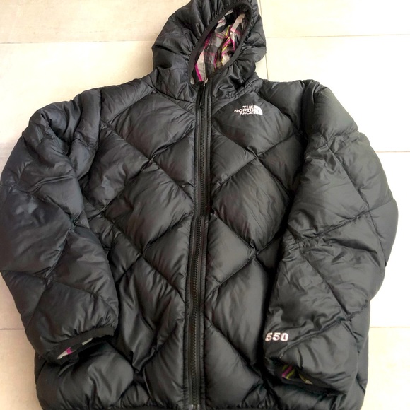🌸North Face Reversible Down Jacket Girl (14-16)🌸 - Picture 1 of 11